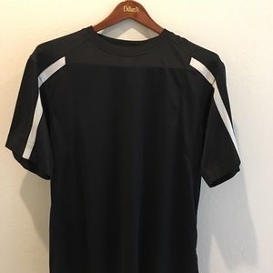 Men’s collarless Callaway golf shirt.